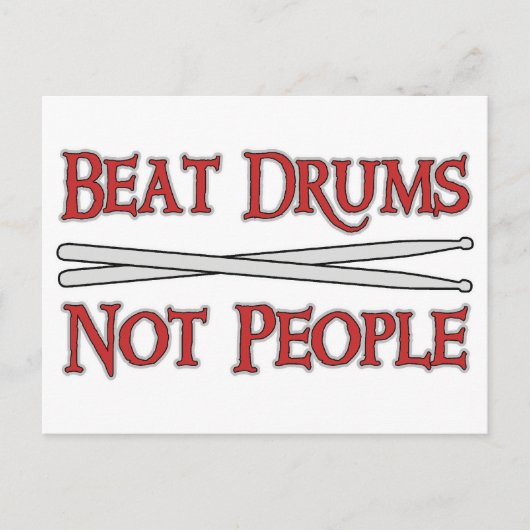 Beat Drums Postkarte (Vorderseite)