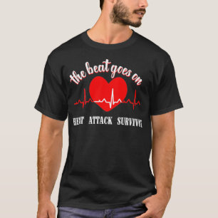 Beat geht auf Herz-Angreifer-Überlebende Krieger O T-Shirt