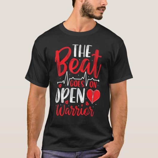 Beat geht auf Open Heart Operation Umgehung Operat T-Shirt (Vorderseite)