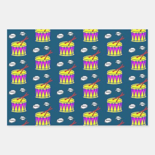 Beat Geschenkpapier Set (Vorderseite)