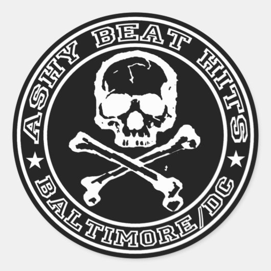 Beat Hits SKULL Sticker (Vorderseite)