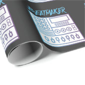 Beat Maker Drum Machine Bass Lover DJ Musiker Geschenkpapier (Rolleneckpunkt)