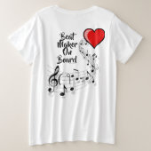 Beat Maker On Board T-Shirt (Design Rückseite)