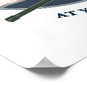 Beat Me Skull Lacrosse Poster (Ecke)