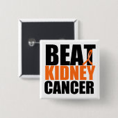 Beat Niere Krebs Button (Vorne & Hinten)