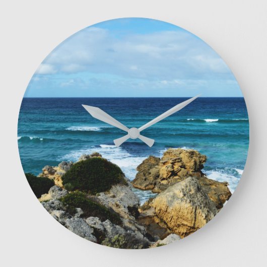 Beat Of The Ocean, Wall Clock Große Wanduhr (Vorderseite)