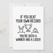 Beat Record Dankeskarte (Vorderseite)