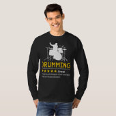 Beat Stress with Drumming Delight: billiger, schne T-Shirt (Vorne ganz)