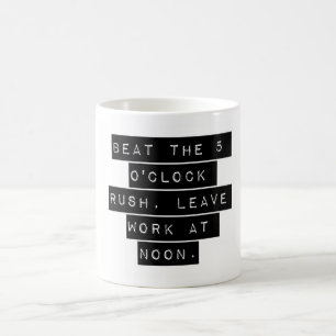Beat the 5-Uhr-Rush Kaffeetasse