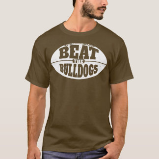 Beat the Bulldogs Vintag Grunge Gameday T-Shirt