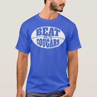 Beat the Cougars Vintag Grunge Gameday T-Shirt