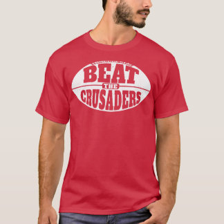 Beat the Crusaders Vintag Grunge Gameday T-Shirt