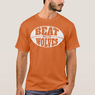 Beat the Wolves Vintag Grunge Gameday T-Shirt