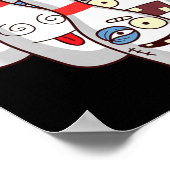 Beat Up Bowling Buttone Niedlich Duckpins T-Shirt  Poster (Ecke)