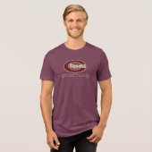 "Beat Yourself" Tri-Blend Shirt (Vorderseite voll)