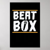 Beatbox Bühne und ein Mikrofon Poster (Vorne)