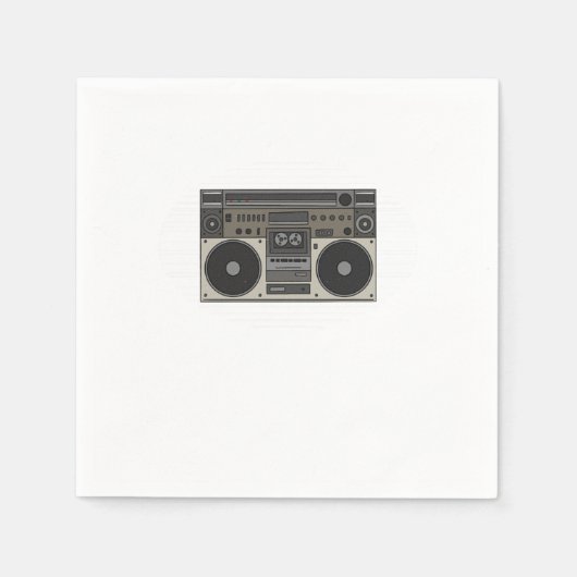 Beatbox Music Sound DJ Beatboxing Rap Hiphop-Gesch Serviette (Vorderseite)