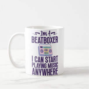 Beatboxer spielt Musik Beatbox Beatboxing Fan Kaffeetasse