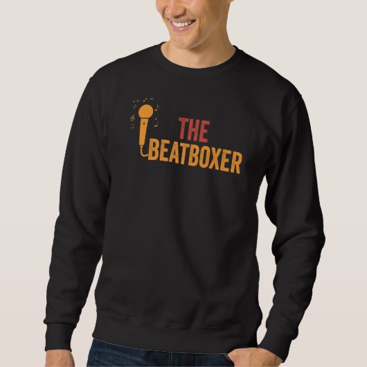 Beatboxer Vintag Beatboxing Hobby Beatbox Sweatshirt (Vorderseite)