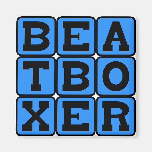 Beatboxer, Vocal Gymnastics Magnet (Vorne)