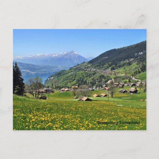 Beatenberg Schweiz Postkarte (Vorderseite)