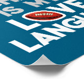 Beating Michigan Love Funny Ohio Home Buckeye Quot Poster (Ecke)