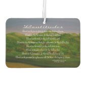 Beatitudes Autolufterfrischer (Rückseite)