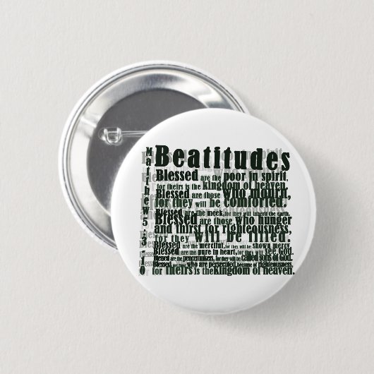 BEATITUDES BUTTON (Vorne & Hinten)