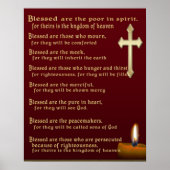 Beatitudes Christliche Plakate (Vorne)