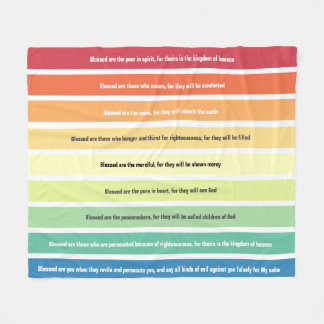 Beatitudes Fleece Blanket