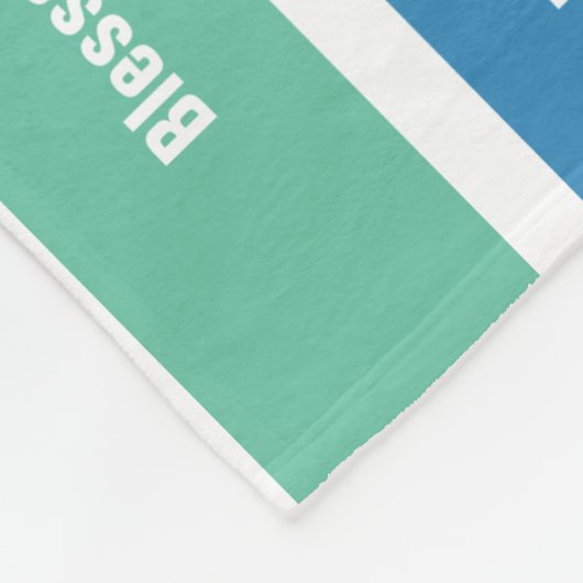 Beatitudes Fleece Blanket (Ecke)