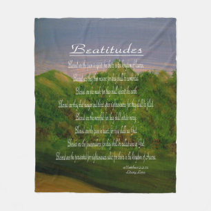 Beatitudes Fleecedecke