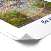 Beatitudes Illustriertes Christliches Poster (Ecke)