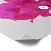 Beatitudes in Bougainvillea Poster (Ecke)