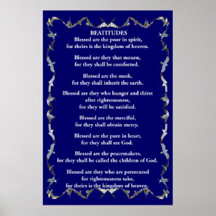 Beatitudes in der Fliegen-Seemöwe-Grenze Poster