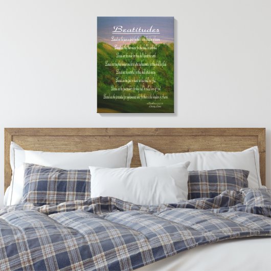 Beatitudes Leinwanddruck (Insitu (Schlafzimmer))