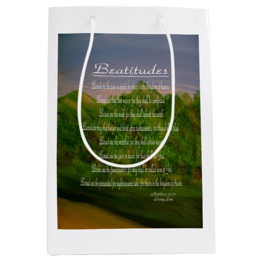 Beatitudes Mittlere Geschenktüte (Vorderseite)