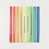 Beatitudes Palette Tapestry Wandteppich (Vorderseite)