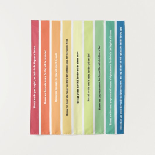 Beatitudes Palette Tapestry Wandteppich (Vorderseite)