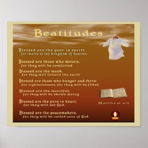 Beatitudes-Plakat Poster