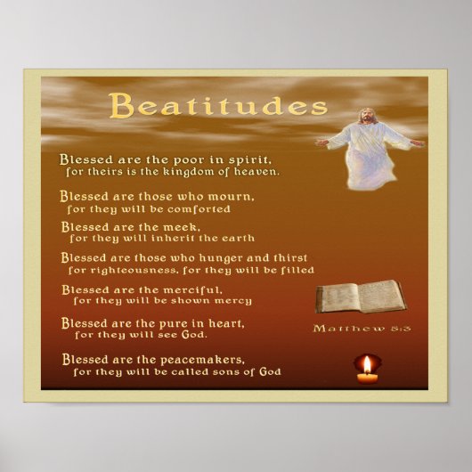 Beatitudes-Plakat Poster (Vorne)