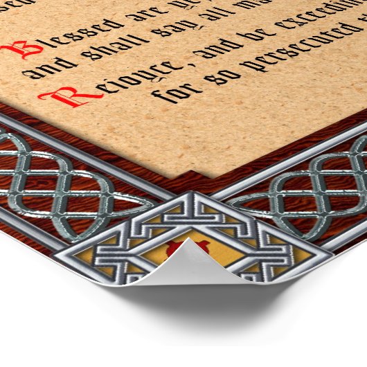 Beatitudes Poster (Ecke)