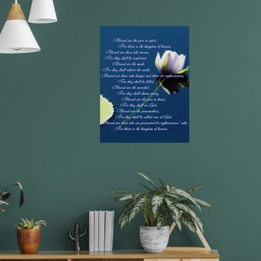 Beatitudes Poster (Wohnzimmer 1)