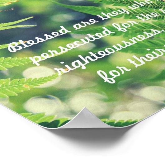 Beatitudes Poster (Ecke)