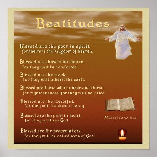 Beatitudes Poster (Vorne)