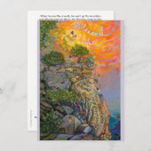 Beatitudes Prayer Card, Sermon auf dem Berg Einladung (Vorne/Hinten)