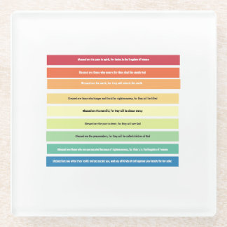 Beatitudes Untersetzer