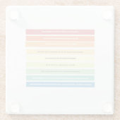 Beatitudes Untersetzer (Rückseite)