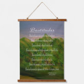 Beatitudes Wandteppich Mit Holzrahmen (Vorderseite)