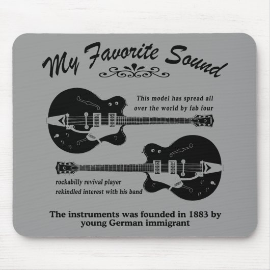 BEATLEGUITAR3 Mousepad (Vorne)